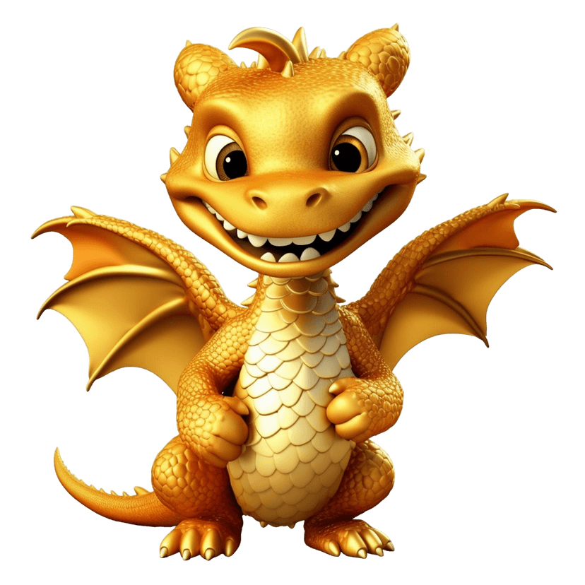 Dragon decoration left